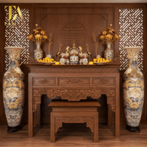 BÀN THỜ GIA TIÊN GỖ MÍT CAO CẤP - GT10