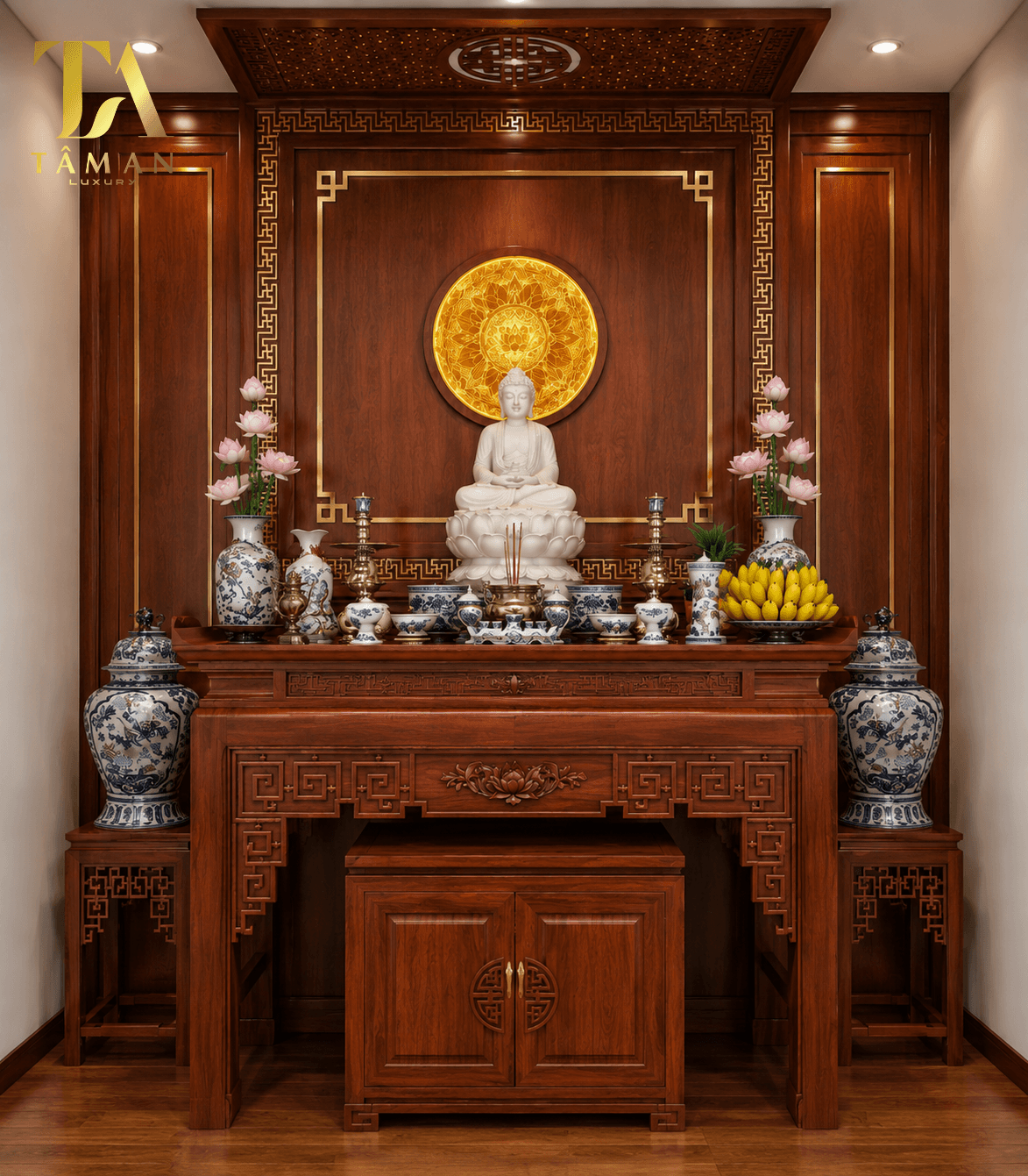 BÀN THỜ GIA TIÊN ĐƠN GIẢN GỖ SỒI - GT03 BÀN THỜ GIA TIÊN ĐƠN GIẢN GỖ SỒI HIỆN ĐẠI