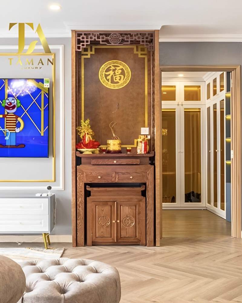 Mua Bàn Thờ Chung Cư Quận Long Biên Giá Rẻ Chất Lượng Những mẫu bàn thờ chung cư tạo nên sự cân đối của ngôi nhà