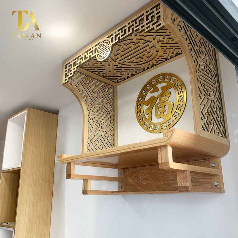 Chiều cao bàn thờ chung cư chuẩn tâm linh hiện nay