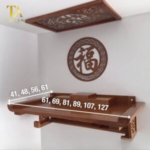 Kích thước bàn thờ treo tường đúng chuẩn