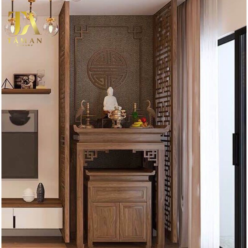 Hướng Dẫn Mua Bàn Thờ Chung Cư Giá Rẻ Ở Hải Phòng Kích thước bàn thờ treo tường ở căn chung cư