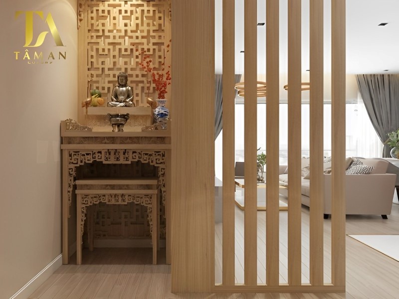 Hướng Dẫn Mua Bàn Thờ Chung Cư Đẹp Tại HH Linh Đàm Kích thước chuẩn của các mẫu bàn thờ chung cư