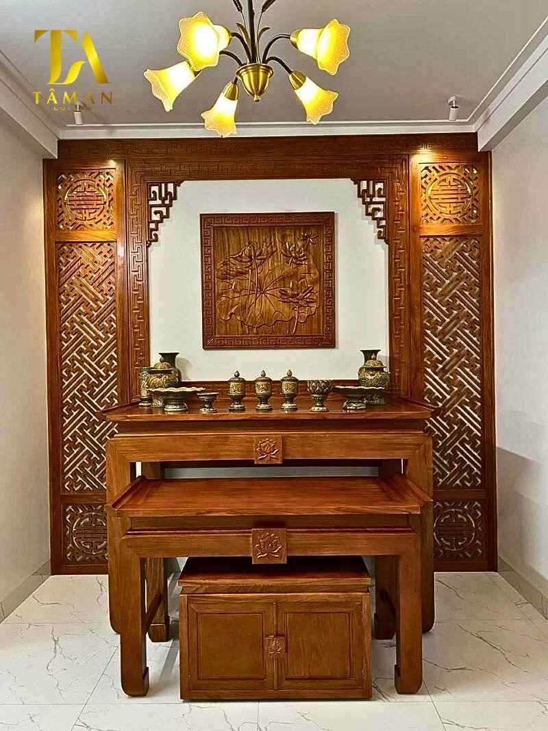 Địa Chỉ Mua Bàn Thờ Chung Cư Hiện Đại Ở Bắc Từ Liêm Mẫu bàn thờ chung cư hiện đại đẹp tại Nam Từ Liêm