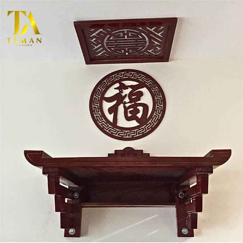 Bật Mí Địa Chỉ Mua Bàn Thờ Chung Cư Đẹp Ở Hà Đông Mẫu bàn thờ chung cư kiểu dáng treo tường hiện đại 2024
