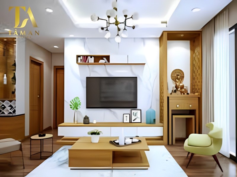 Hướng Dẫn Mua Bàn Thờ Chung Cư Đẹp Tại HH Linh Đàm Thiết kế bàn thờ chung cư hiện đại, sang trọng