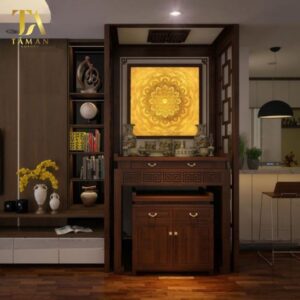 Thiết kế bàn thờ đứng ở chung cư