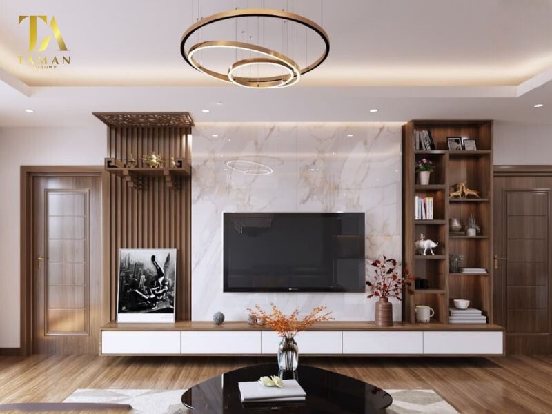 Địa Chỉ Uy Tín Mua Bàn Thờ Gia Tiên Hiện Đại Ở Bắc Từ Liêm Thiết kế bàn thờ treo tường hiện đại ở chung cư