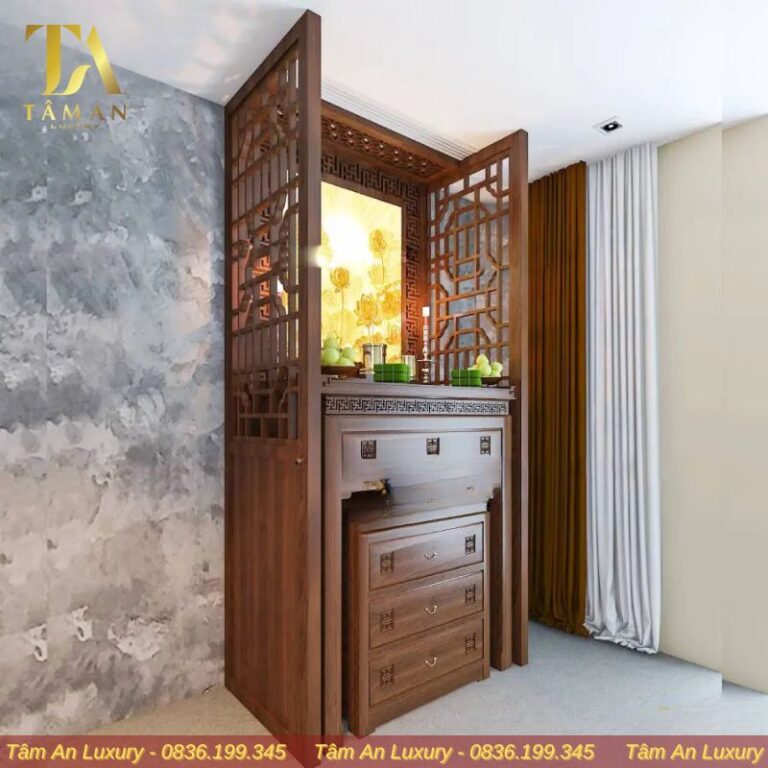 Mẫu Bàn Thờ Chung Cư Tại Vincom Bắc Từ Liêm- Lắp Đặt Thi Công Nhanh Mẫu Bàn Thờ Chung Cư Tại Vincom Bắc Từ Liêm