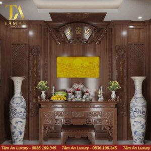 Hoàn Thiện Phòng Thờ Gia Tiên Nhà Chị Mai Huệ Tại Thanh Trì