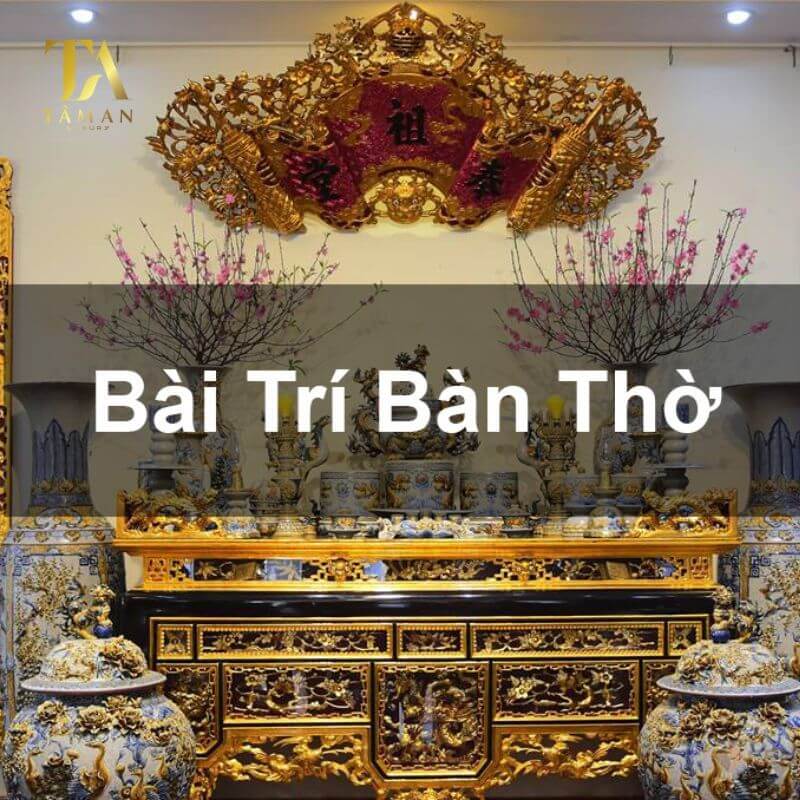 Sắp Xếp Bàn Thờ Gia Tiên Đúng Cách Chuẩn Phong Thủy Cách bài trí bàn thờ gia tiên đúng chuẩn