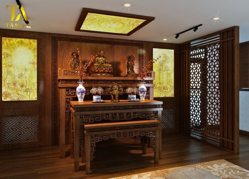 Cách Đặt Bàn Thờ Phật Và Gia Tiên Chung Tại Gia Gia chủ nên biết một số lưu ý khi đặt bàn thờ Phật chung với gia tiên