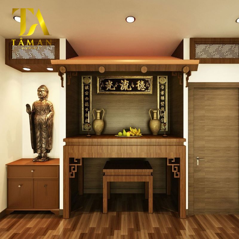 Thiết Kế Phòng Ngủ Trước Phòng Thờ Có Nên Hay Không? Hóa giải khi lỡ thiết kế phòng ngủ phía trước phòng thờ