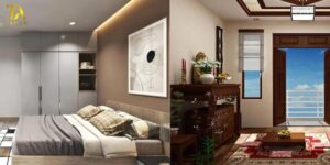 Không nên thiết kế phòng ngủ sau phòng thờ bởi đây là điều cấm kỵ