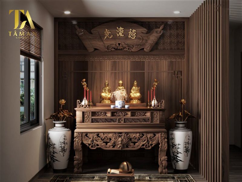 Cách Trang Trí Bàn Thờ Phật Trong Nhà Trang Nghiêm Những đồ vật, vật phẩm cần thiết trên bàn thờ Phật