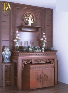 Kích thước bàn thờ đứng đẹp cho gia đình