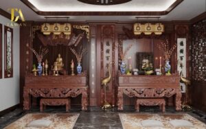 Nguyên tắc sắp xếp bài trí của bàn thờ Phật và gia tiên