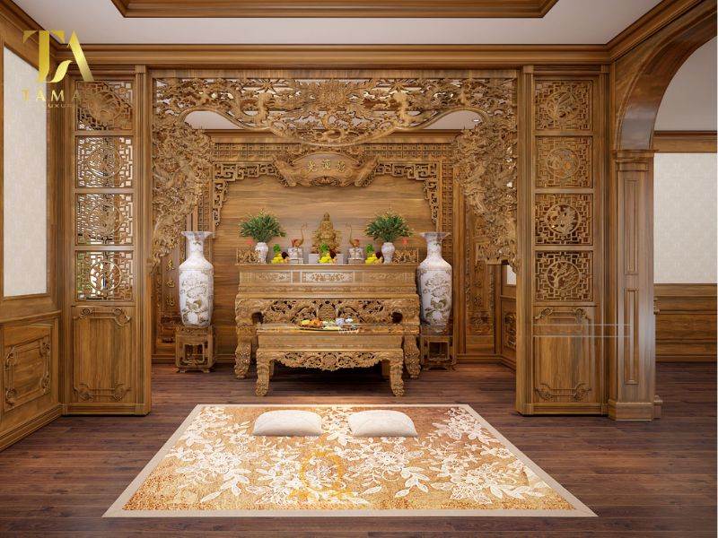 Phòng thờ có nhất thiết cần cửa không?