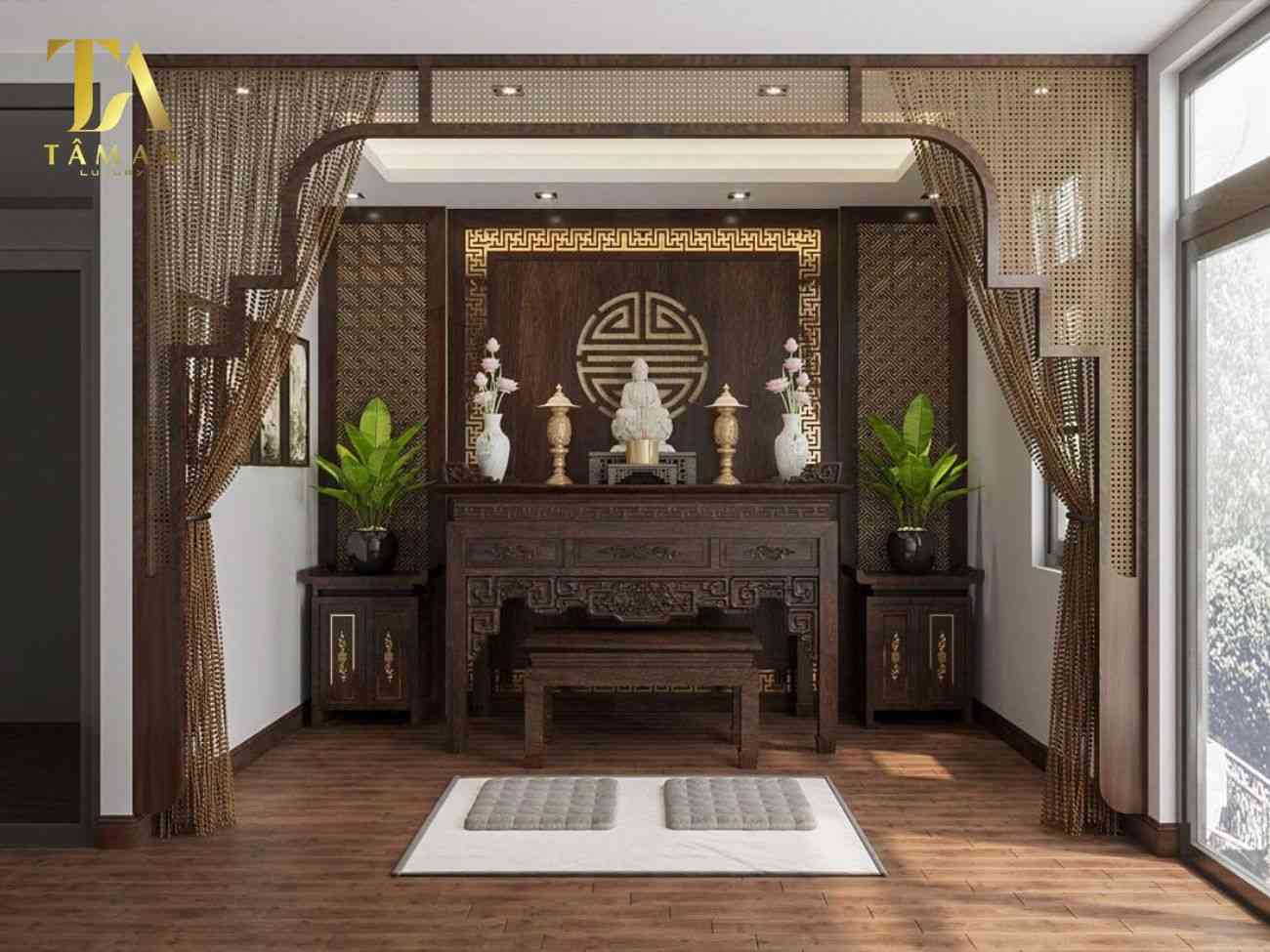 Xem Hướng Đặt Bàn Thờ Phật Trong Nhà Đúng Phong Thủy Ý nghĩa việc thờ cúng bàn thờ phật tại gia