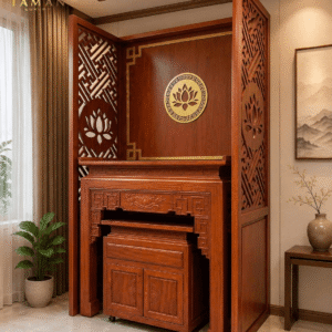 BÀN THỜ ĐỨNG CHUNG CƯ ĐƠN GIẢN - TA18 16