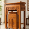 MẪU BÀN THỜ CHUNG CƯ ĐẸP GỖ GÕ - TA24 MẪU BÀN THỜ CHUNG CƯ ĐẸP GỖ GÕ - TA24