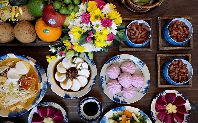 Mẫu Văn Khấn Nhập Trạch Nhà Mới Chi Tiết, Đầy Đủ Nhất Mâm lễ chuẩn bị đầy đủ, gọn gàng và đẹp mắt