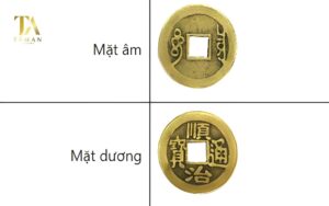 Mặt dương - mặt âm của đồng tiền xu