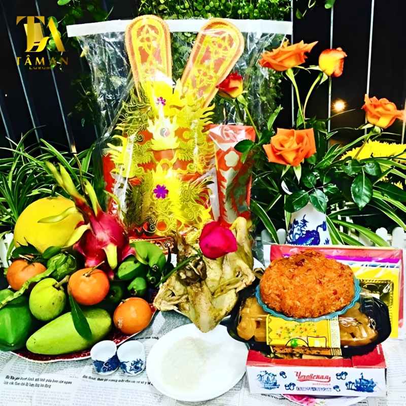 Văn Khấn Giao Thừa Ngoài Trời Tết Âm Lịch Chuẩn Nhất Đêm giao thừa cần chuẩn bị mâm cúng như thế nào?