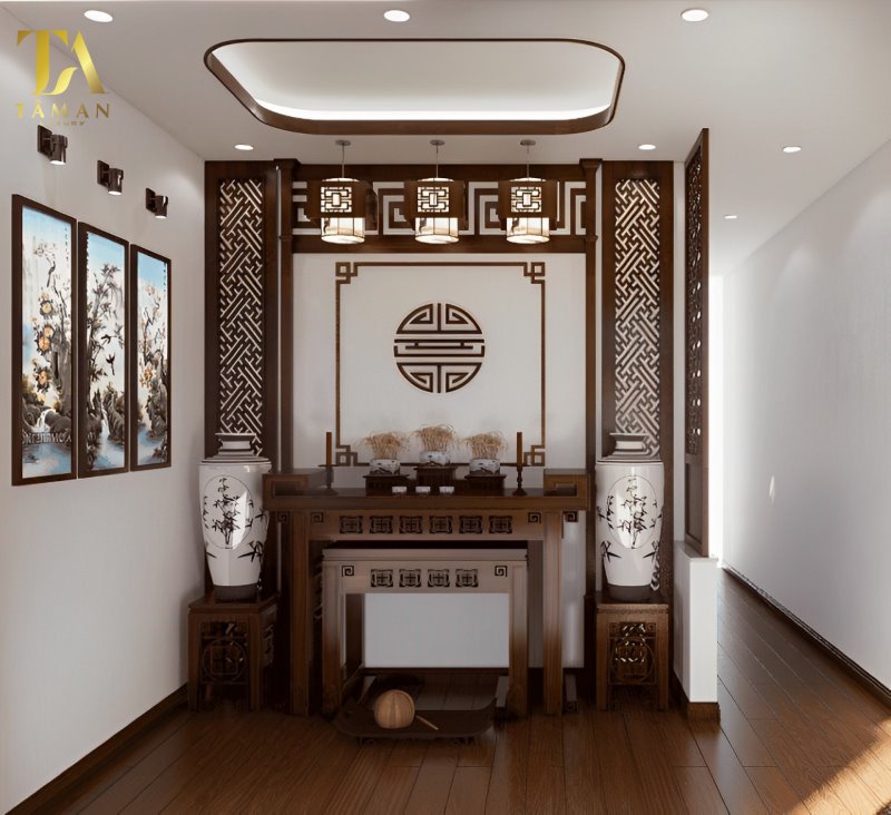 Tư Vấn Kích Thước Phòng Thờ Phù Hợp Mọi Không Gian Những yếu tố ảnh hưởng đến kích thước phòng thờ gia chủ nên biết