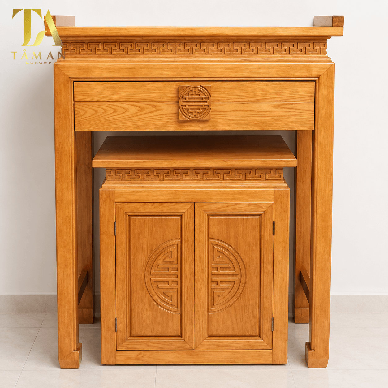BÀN THỜ CHUNG CƯ GỖ MÍT - TA29 BÀN THỜ CHUNG CƯ GỖ MÍT GIÁ RẺ - TA29