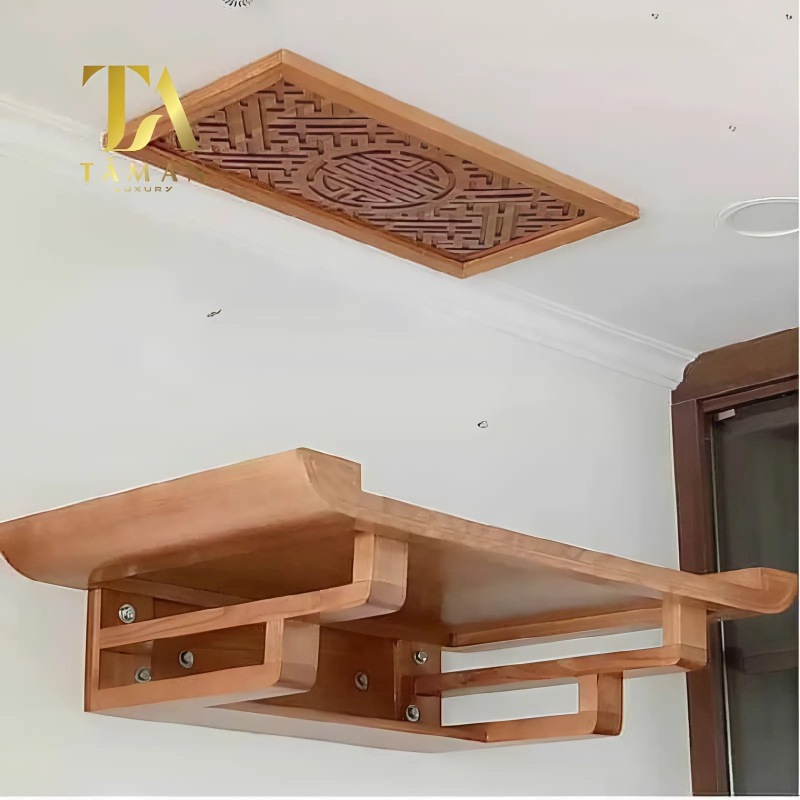 Hướng Dẫn Cách Lắp Bàn Thờ Treo Tường Dễ Dàng, Đúng Kỹ Thuật Hướng dẫn lắp đặt bàn thờ treo đơn giản