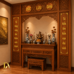 Vách ngăn phòng thờ VN08