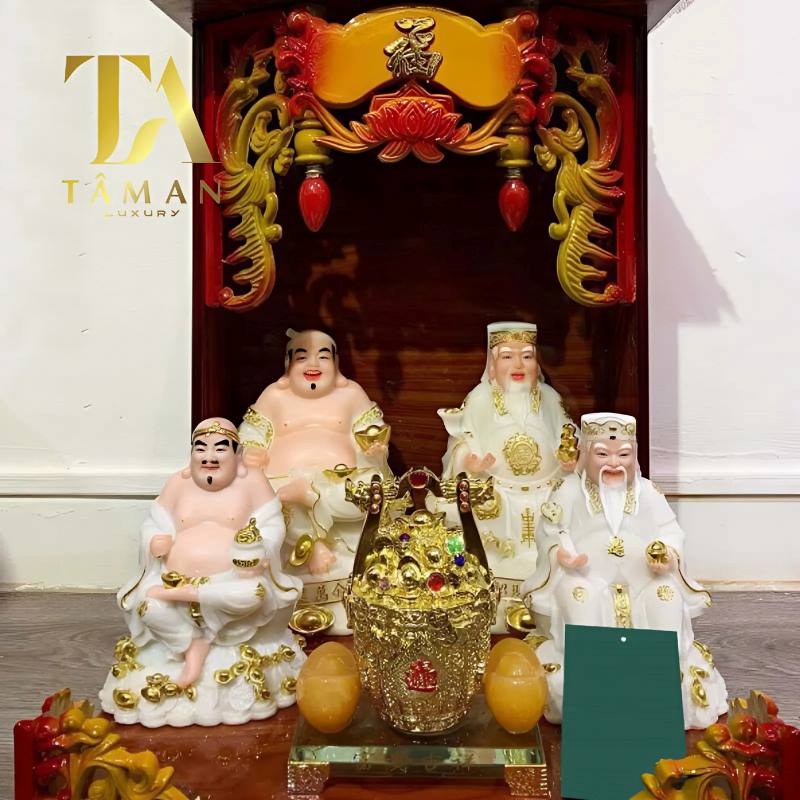 Vị trí phù hợp để đặt hai bàn thờ Thần Tài