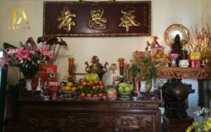 Cần làm gì sau khi bao sái bàn thờ