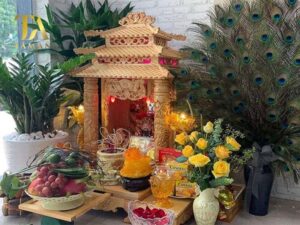 Mộng về bàn thờ Thần Tài may mắn, tài lộc 