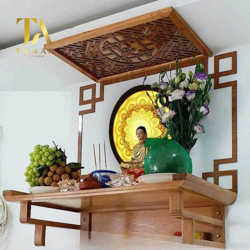Tìm hiểu về tấm chắn khói hương bàn thờ, trần nhà