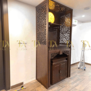 Vách Ngăn Bàn Thờ Phật Và Gia Tiên Hiện Đại - VN144