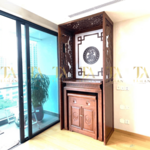 Vách Ngăn Bàn Thờ Chung Cư Gia Tiên Đẹp - VN142