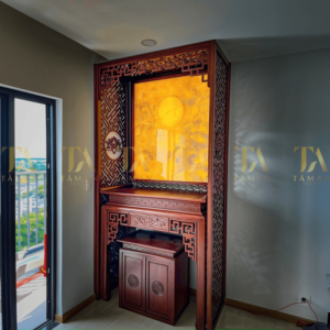 Vách Ngăn Bàn Thờ Chung Cư Hoa Sen - VN122