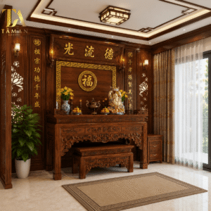 Phòng Thờ Đức Lưu Quang Cắt CNC