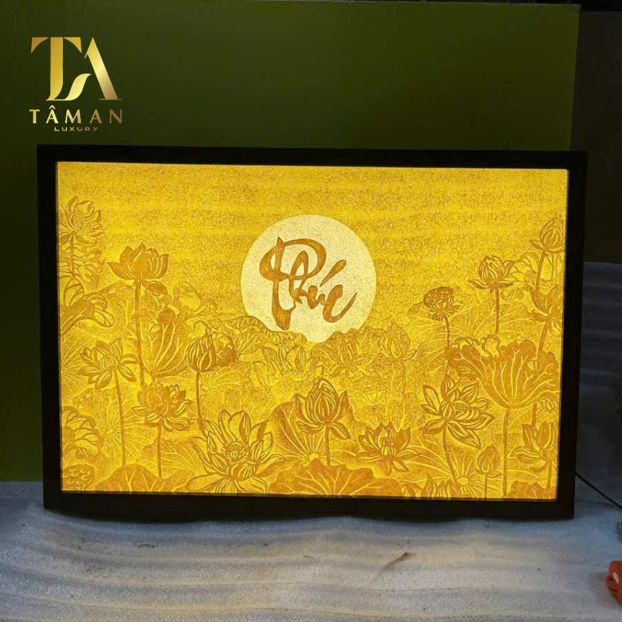 Tranh Trúc Chỉ Phúc Hạc Liên Hoa 34